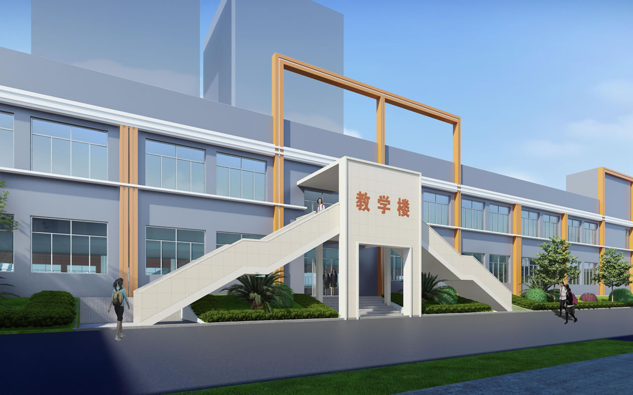 长沙辅仁学校羽毛球场